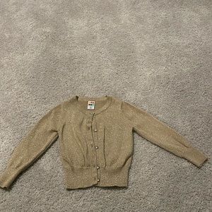 Gold Toddle Cardigan